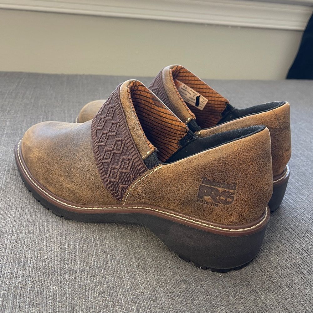 Timberland PRO Women's Brown Slip-On Work Clog - Picture 3 of 10